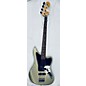 Used Fender Used Fender Standard Jaguar Bass Silver Electric Bass Guitar thumbnail