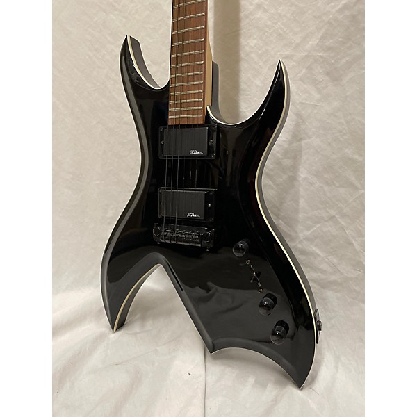 Used B.C. Rich Used B.C. Rich Bich Special Edition Black And White Solid Body Electric Guitar