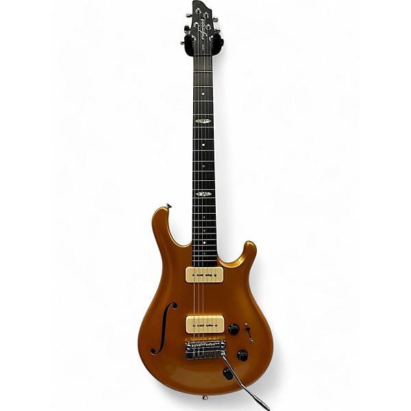 Used FLAXWOOD LIEKKI Orange Hollow Body Electric Guitar