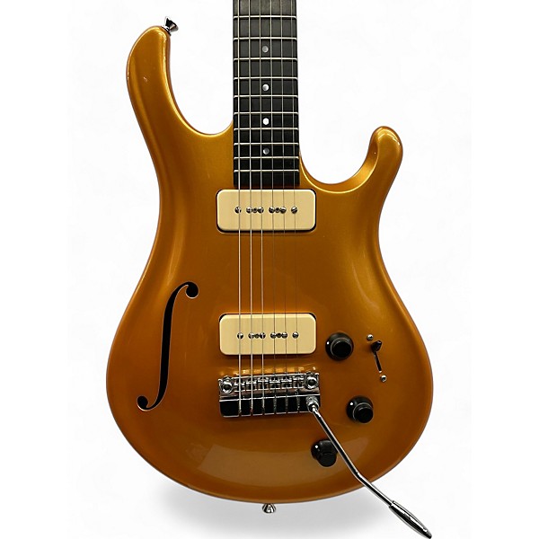 Used FLAXWOOD LIEKKI Orange Hollow Body Electric Guitar