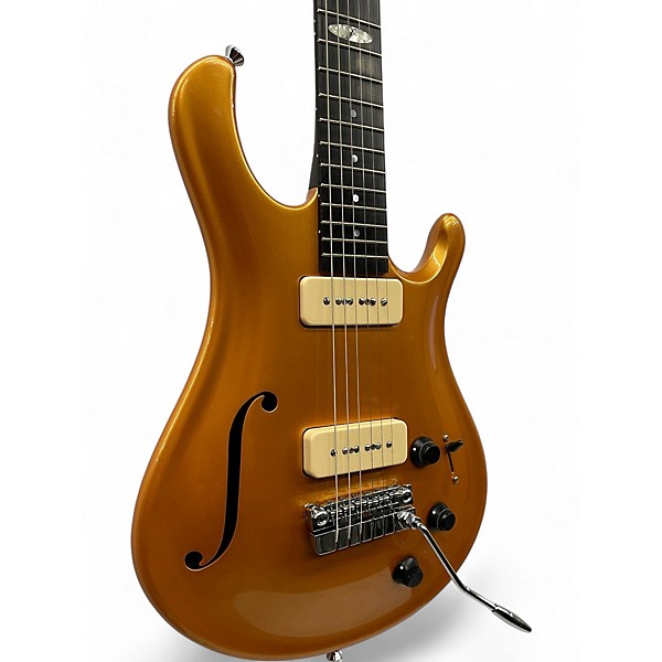 Used FLAXWOOD LIEKKI Orange Hollow Body Electric Guitar