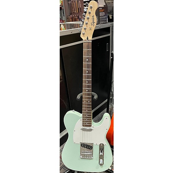 Used Squier Used Squier Telecaster Surf Green Solid Body Electric Guitar