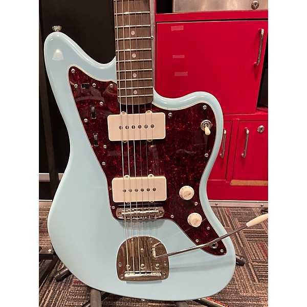 Used Squier Used Squier Classic Vibe 60s Jazzmaster Daphne Blue Solid Body Electric Guitar