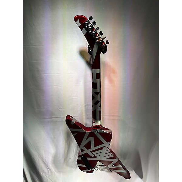 Used EVH Striped Series Shark Solid Body Electric Guitar