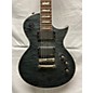 Used ESP Used ESP Ltd Ec401qm See Thru Black Solid Body Electric Guitar