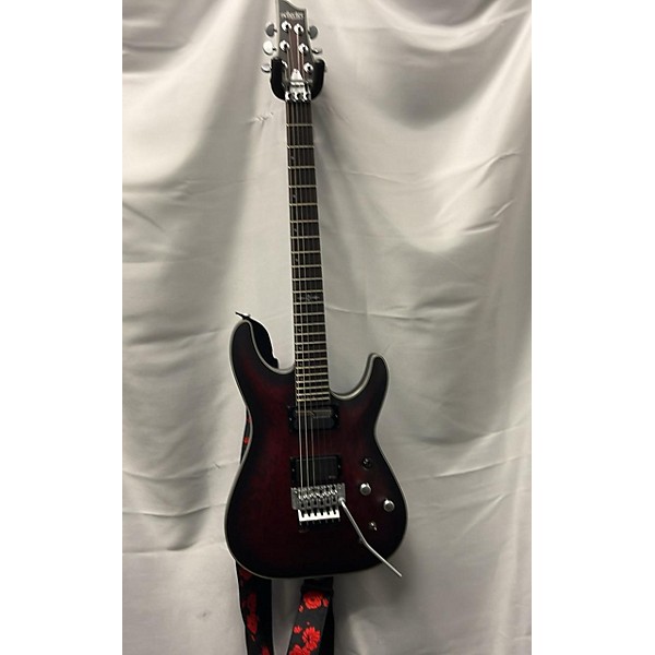 Used Schecter Guitar Research Used Schecter Guitar Research C1 Custom FR Red Solid Body Electric Guitar