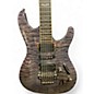 Used Ibanez s470DXQM Trans Charcoal Solid Body Electric Guitar