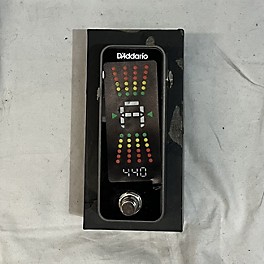 Used D'Addario Chromatic Tuner Pedal Plus Black Tuner Pedal