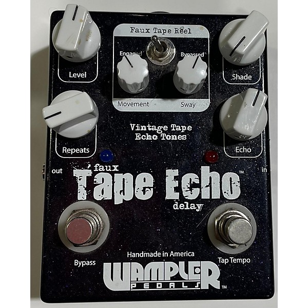 Used Wampler Faux Tape Echo Delay Effect Pedal