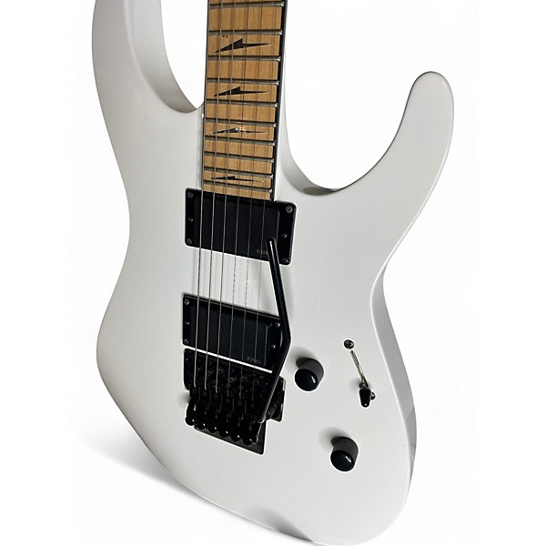 Used ESP LTD M1000 Snow White Solid Body Electric Guitar