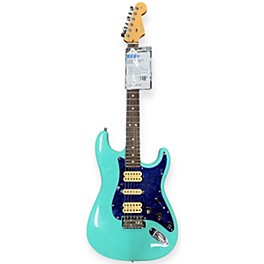 Used Fender Used Fender Partscaster Turquoise Solid Body Electric Guitar