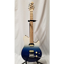 Used Sterling by Music Man Used Sterling By Music Man Sub AX3 Axis SPECTRUM BLUE Solid Body Electric Guitar