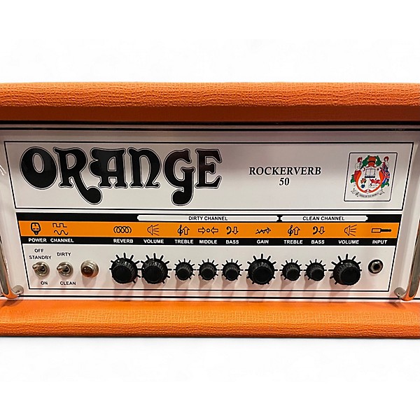 Used Orange Amplifiers rockerverb 50 Tube Guitar Amp Head