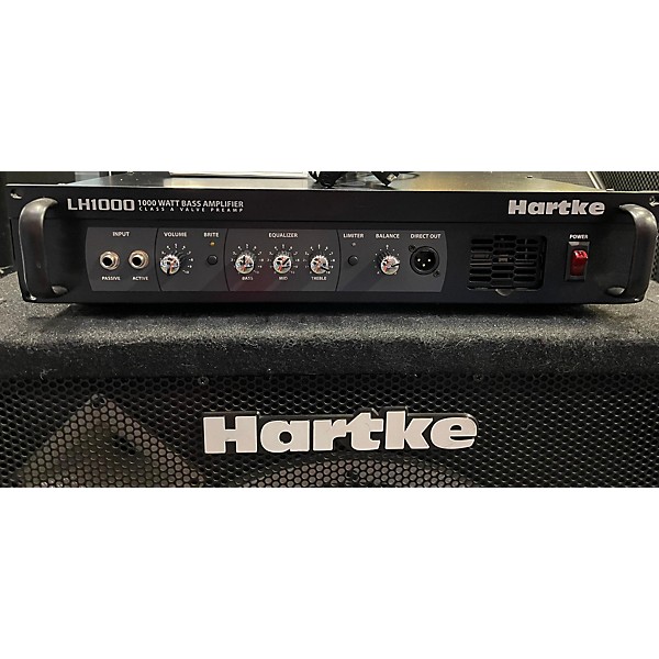 Used Hartke LH1000 1000W STACK WITH VX115 Bass Stack