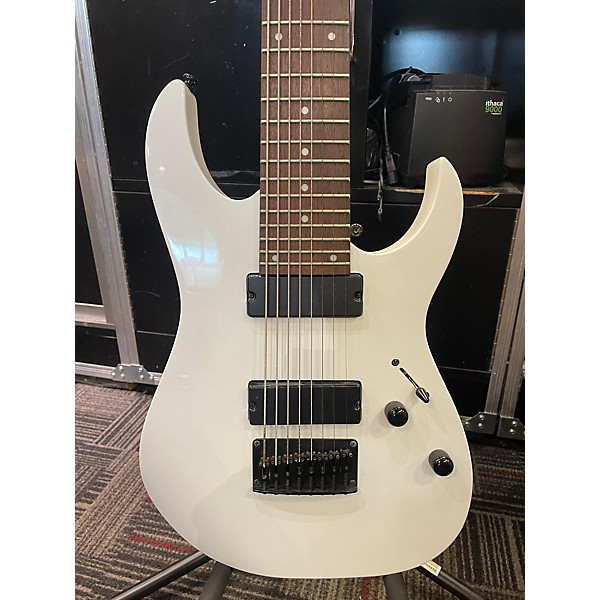 Used Ibanez Used Ibanez RG8 8 String White Solid Body Electric Guitar