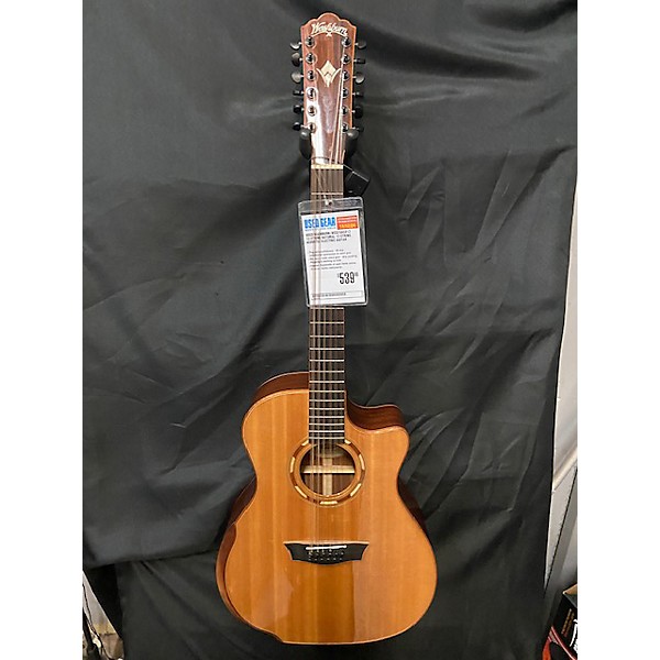 Used Washburn Used Washburn WCG15SCE12 12-String Natural 12 String Acoustic Electric Guitar