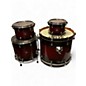 Used TAMA Used TAMA 4 piece Silverstar Transparent Red Burst Drum Kit thumbnail