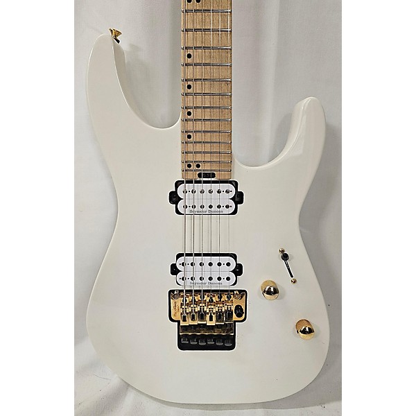 Used Charvel Used Charvel Dk24hhfr White Solid Body Electric Guitar