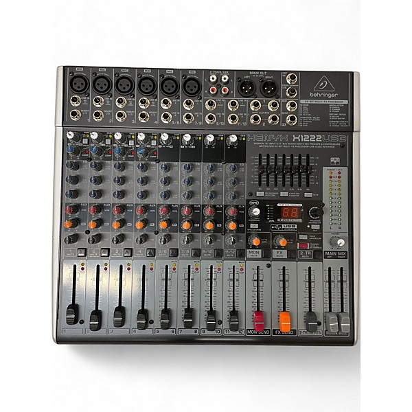 Used Behringer Xenyx X1222USB Unpowered Mixer