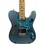 Used Fender American Elite Thinline Telecaster MYSTIC BLUE ICE Hollow Body Electric Guitar