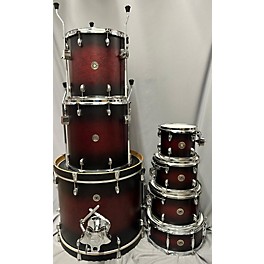 Used Gretsch Drums Used Gretsch Drums 7 piece Catalina Maple Satin Deep Cherry Burst Drum Kit