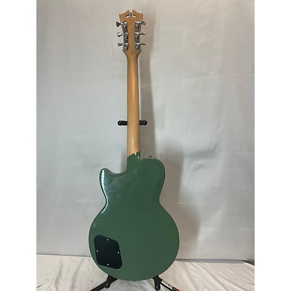 Used D'Angelico Used D'Angelico Premier Atlantic Army Green Solid Body Electric Guitar