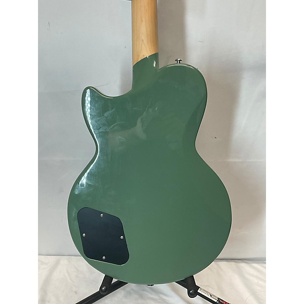 Used D'Angelico Used D'Angelico Premier Atlantic Army Green Solid Body Electric Guitar