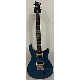 Used PRS Used PRS SE Custom 22 Aqua Solid Body Electric Guitar