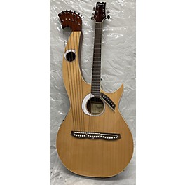 Used In Store Used Used Ktone 20 String Double Neck Natural Acoustic Electric Guitar