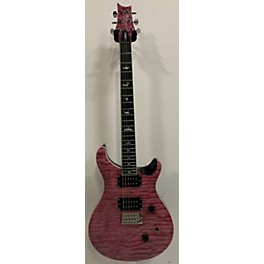 Used PRS Used PRS SE Custom 24 MAGENTA Solid Body Electric Guitar