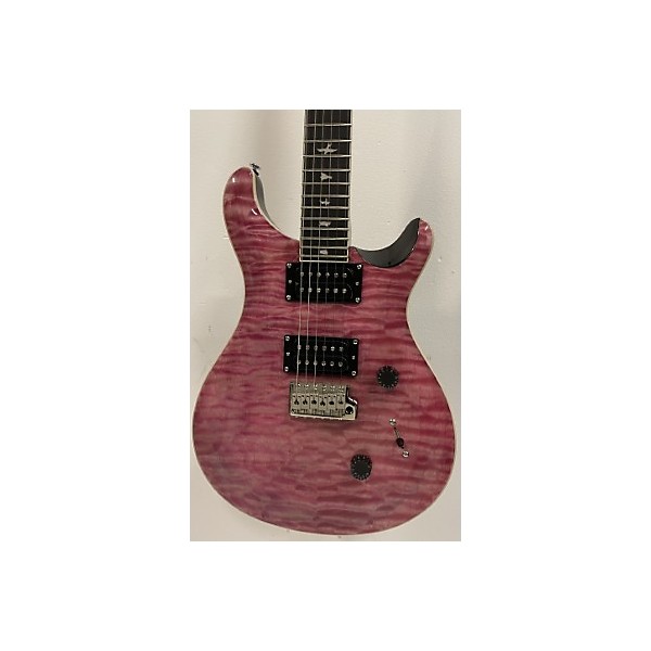 Used PRS Used PRS SE Custom 24 MAGENTA Solid Body Electric Guitar