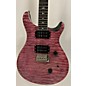 Used PRS Used PRS SE Custom 24 MAGENTA Solid Body Electric Guitar