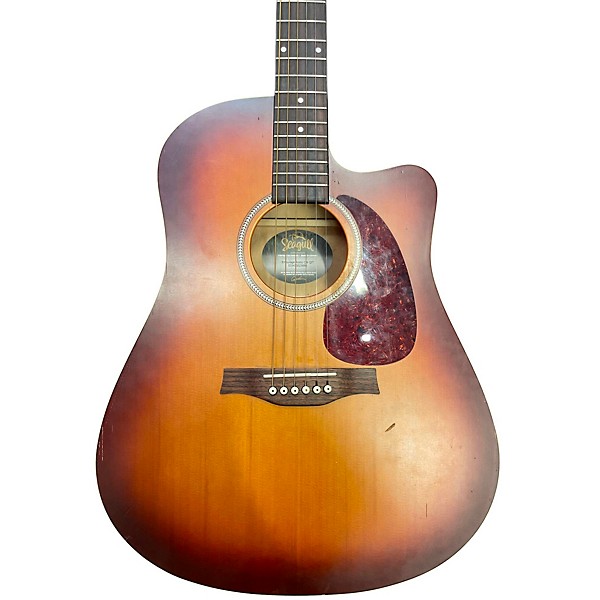 Used Seagull Used Seagull Entourage Rustic Cutaway 2 Tone Sunburst Acoustic Electric Guitar