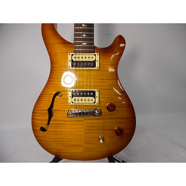 Used PRS Used PRS SE Custom 22 Semi-Hollowbody Vintage Sunburst Hollow Body Electric Guitar