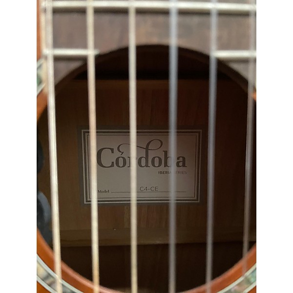 Used Cordoba Used Cordoba C4-CE Natural Classical Acoustic Electric Guitar