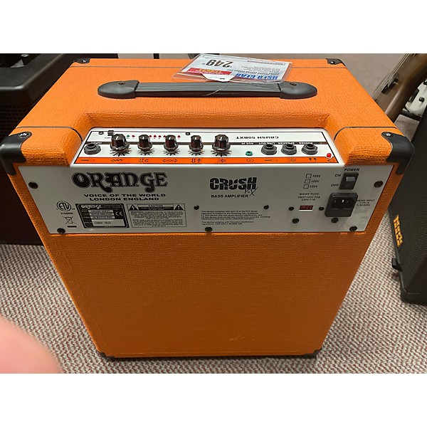 Used Orange Amplifiers Used Orange Amplifiers Crush 50bxt Guitar Combo Amp