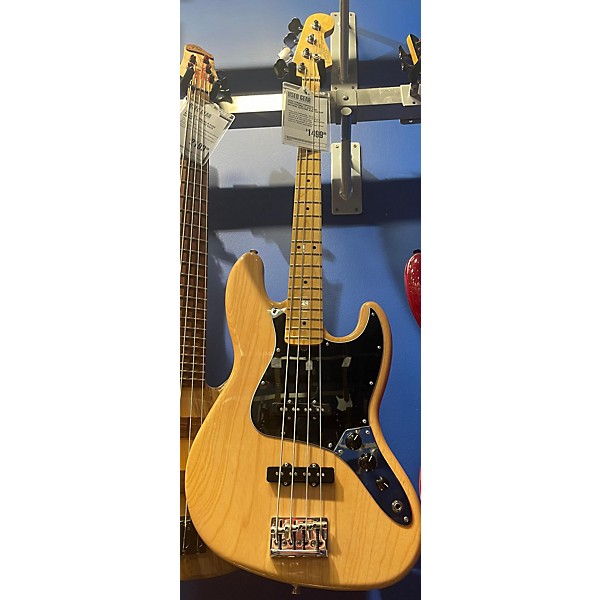 Used Fender American Professional II Jazz Bass Natural Electric Bass Guitar