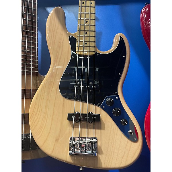 Used Fender American Professional II Jazz Bass Natural Electric Bass Guitar