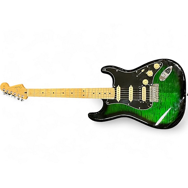 Used Fender Used Fender Standard Stratocaster Loch Ness Green Solid Body Electric Guitar