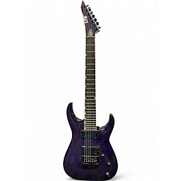 Used ESP LTD SH7-ET Trans Purple Solid Body Electric Guitar