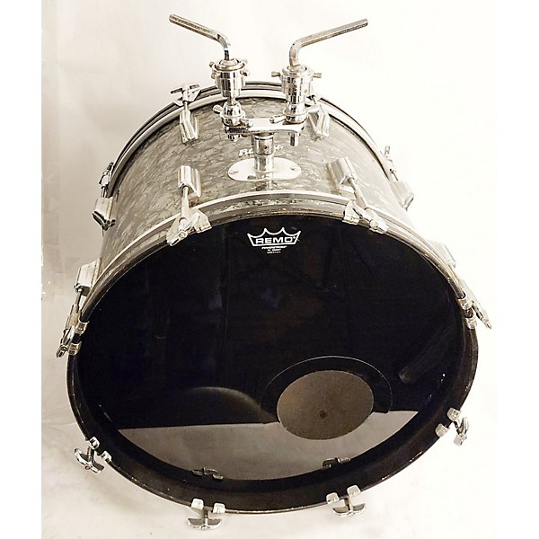 Vintage Rogers Vintage 1970s Rogers 4 piece LONDONER DAVE CLARK 5 BLACK DIAMOND PEARL Drum Kit