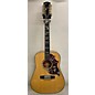 Used Used Gibson Custom Shop Hummingbird Custom 12 String Koa Natural 12 String Acoustic Electric Guitar thumbnail