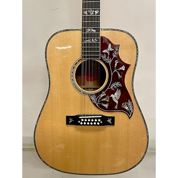 Used Used Gibson Custom Shop Hummingbird Custom 12 String Koa Natural 12 String Acoustic Electric Guitar