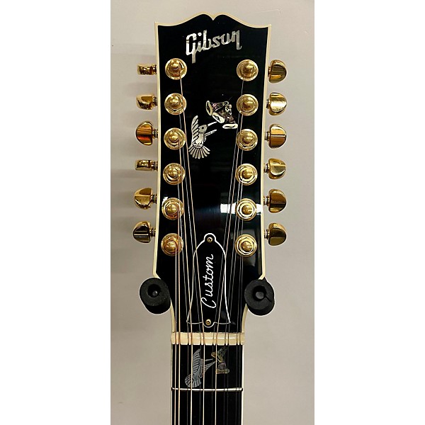 Used Used Gibson Custom Shop Hummingbird Custom 12 String Koa Natural 12 String Acoustic Electric Guitar