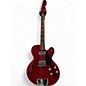 Used Galanti hollowbody singlecut Cherry Hollow Body Electric Guitar