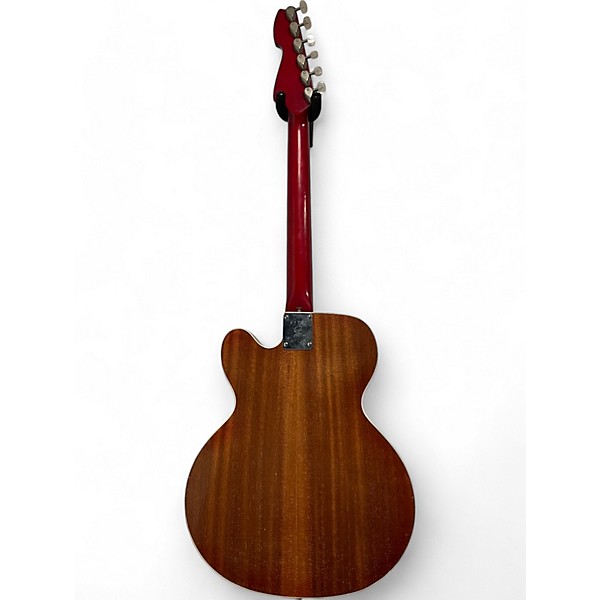 Used Galanti hollowbody singlecut Cherry Hollow Body Electric Guitar