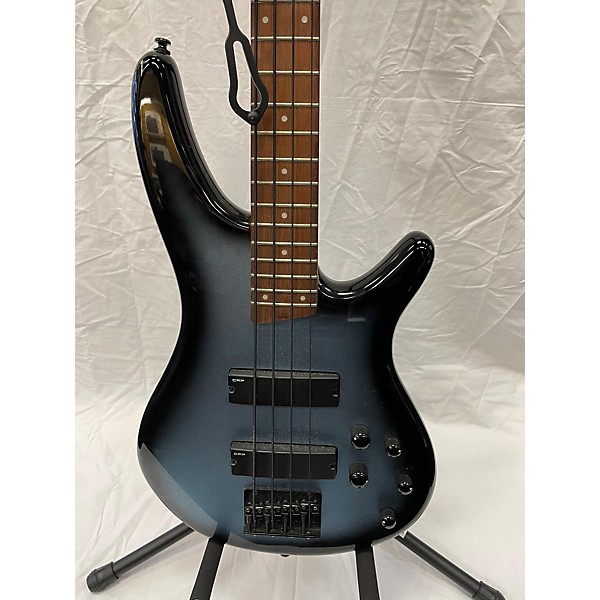 Used Ibanez Used Ibanez SR250 Black And Blue Electric Bass Guitar