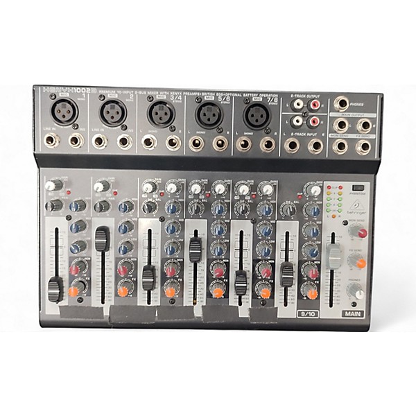 Used Behringer Xenyx 1002B 5-Channel Unpowered Mixer