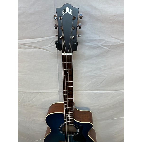 Used Guild Used Guild OM-240CE Blue Burst Acoustic Electric Guitar