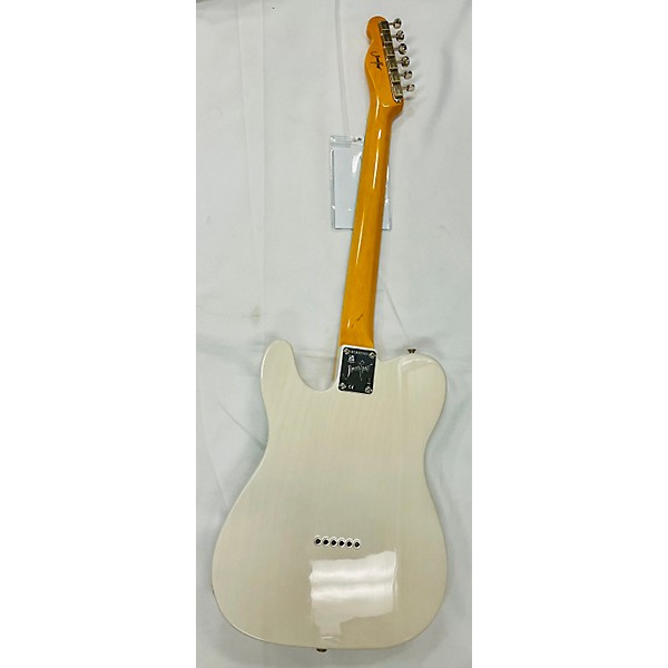 Used Fender Jimmy Page Mirror Telecaster White Solid Body Electric Guitar